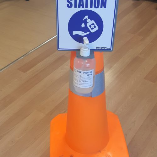 Wall or Cone Mount Sanitizer Dispenser