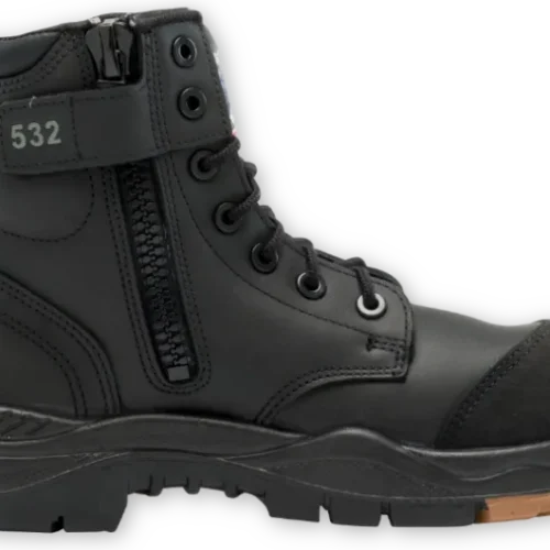 STEEL BLUE Argyle Work Boots Black (317532)