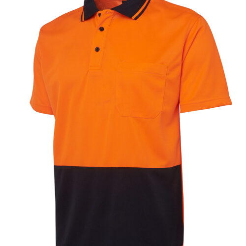 JB's Hi Vis Non Cuff Traditional Polo (6HVNC)