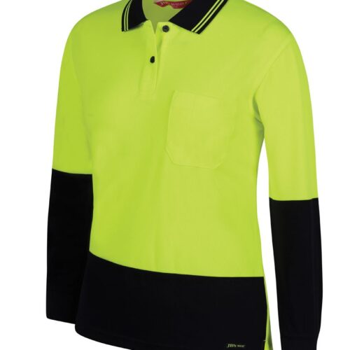 JB's Women's Hi Vis Long Sleeve Polo (6LHCL)