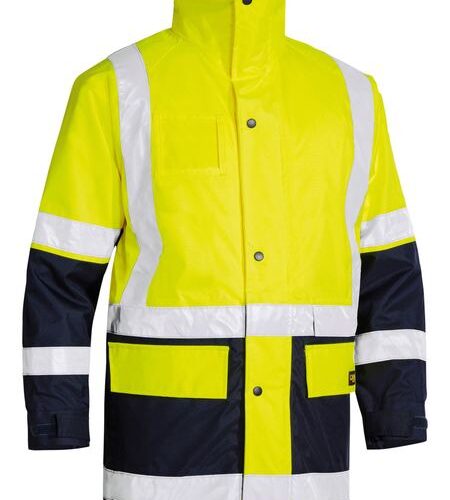 Bisley Hi Vis 5-in-1 Taped Rain Jacket (BK6975)