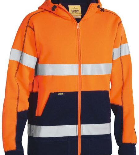 Bisley Hi Vis Taped Fleece Hoodie With Sherpa Lining (BK6988T)