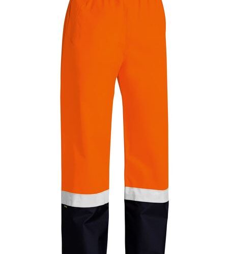 BISLEY TAPED HI VIS RAIN SHELL PANTS