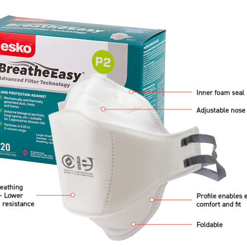 Breathe Easy P2 Flat Fold Mask (DRP2F)