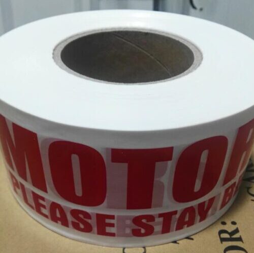 Motorsport Danger Tape 75mm x 300m