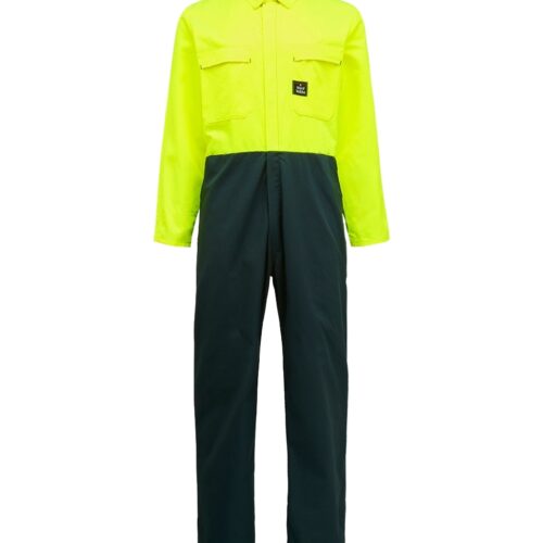 Yakka Polycotton Day Only Overalls Bottle/Yellow (N1128BY)