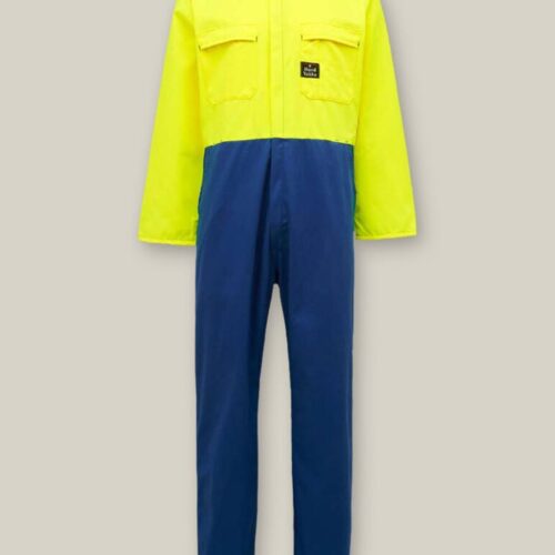Yakka Polycotton Day Only Overalls Royal/Yellow (N1128RY)
