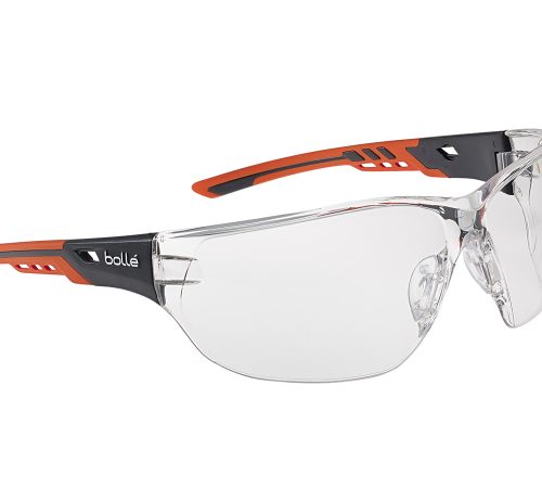Bollé Ness + Platinum Coated Safety Glasses with Clear Lens (NESSPPSI)