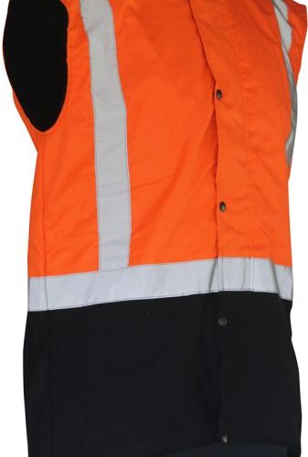 Caution Oilskin Vest Day/Night (PCO1340)