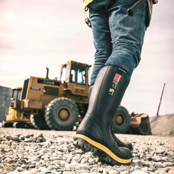 Skellerup Quatro Safety Non Insulated Knee Gumboot FQS7 Brita Safety