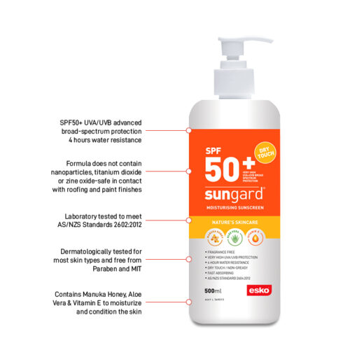 SUNGARD SPF50+ Sunscreen with Manuka Honey, Aloe Vera & Vitamin E