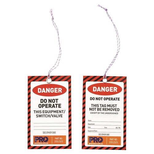 Safety Tag Danger (Pack of 10)