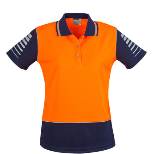 Syzmik Women's Hi Vis Short Sleeve Polo (ZHL236)